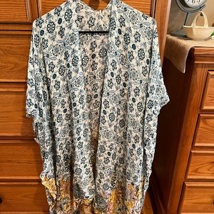 Modena Caftan Blue One Size